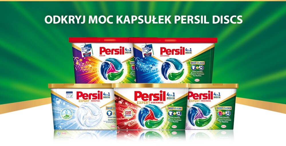 Proszek do prania PERSIL Deep Clean 1.1 kg do kolorowych tkanin czyste i świeże ubrania, zaawansowana formuła, skuteczne usuwanie trudnych zabrudzeń, ochrona kolorów