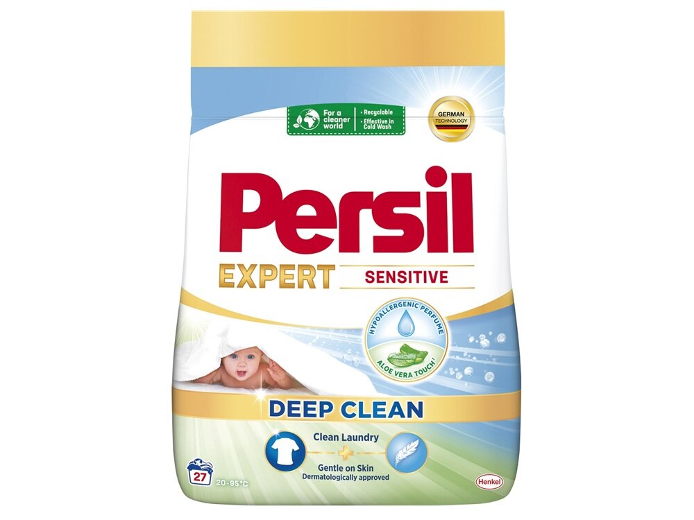 Proszek do prania PERSIL Deep Clean Expert Sensitive 1.485 kg do białych tkanin hipoalergiczny kv początek opisu