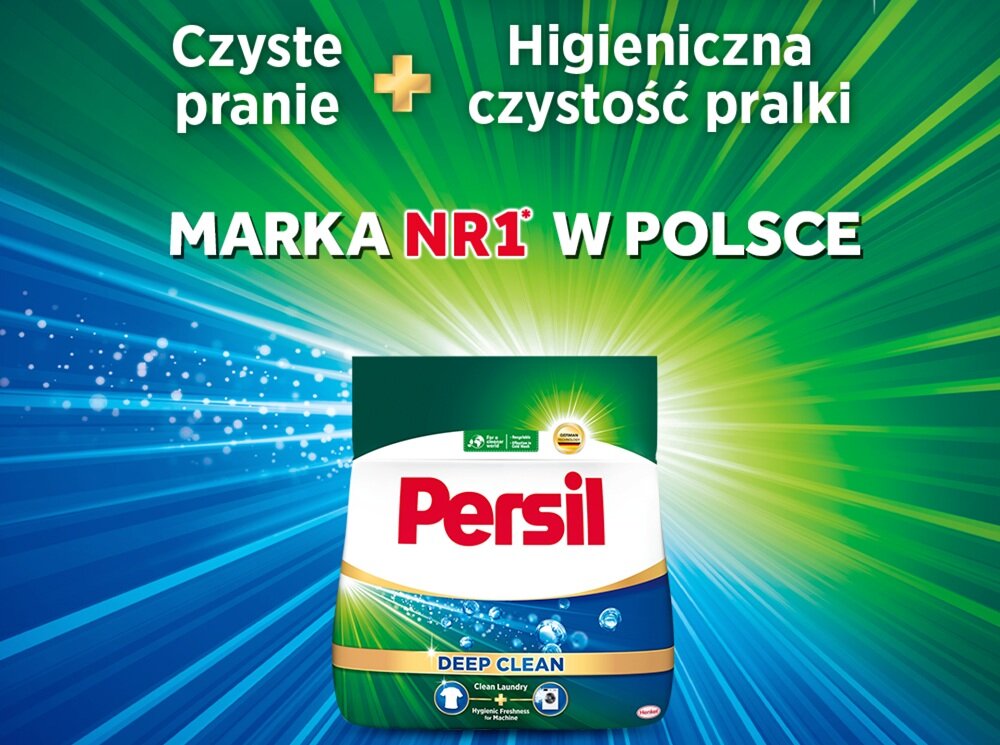 Proszek do prania PERSIL Deep Clean 4.4 kg do białych tkanin głęboka czystość prania, higienicznie czyste ubrania, czysta pralka, usuwanie najtrudniejszych plam