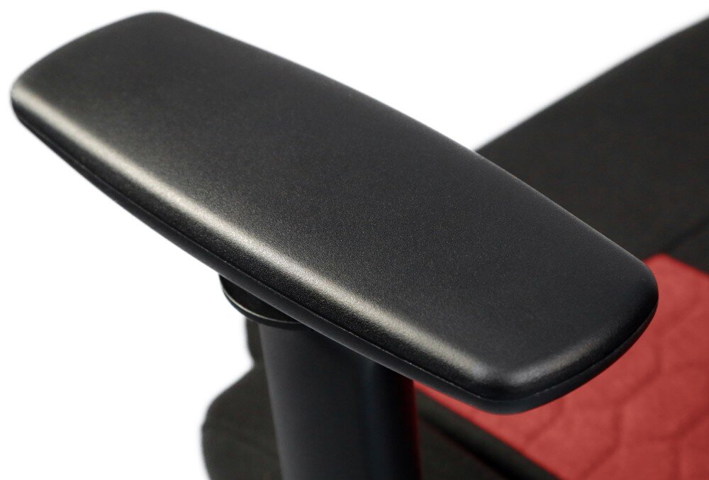 Fotel CORSAIR TC100 Relaxed Materiałowy Czarno-Czerwony podłokietniki regulacja 2D
