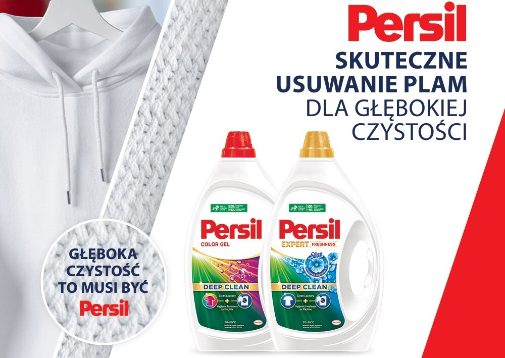 Żel do prania PERSIL Deep Clean Expert Sensitive 1350 ml do białych tkanin kv początek opisu