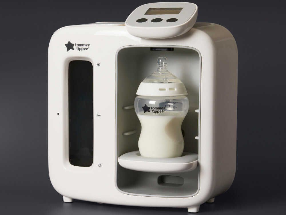 Ekspres do mleka TOMMEE TIPPEE Perfect Prep Day & Night Bezpieczne karmienie od razu woda temperatura zakres bezpośrednie podanie mleka
