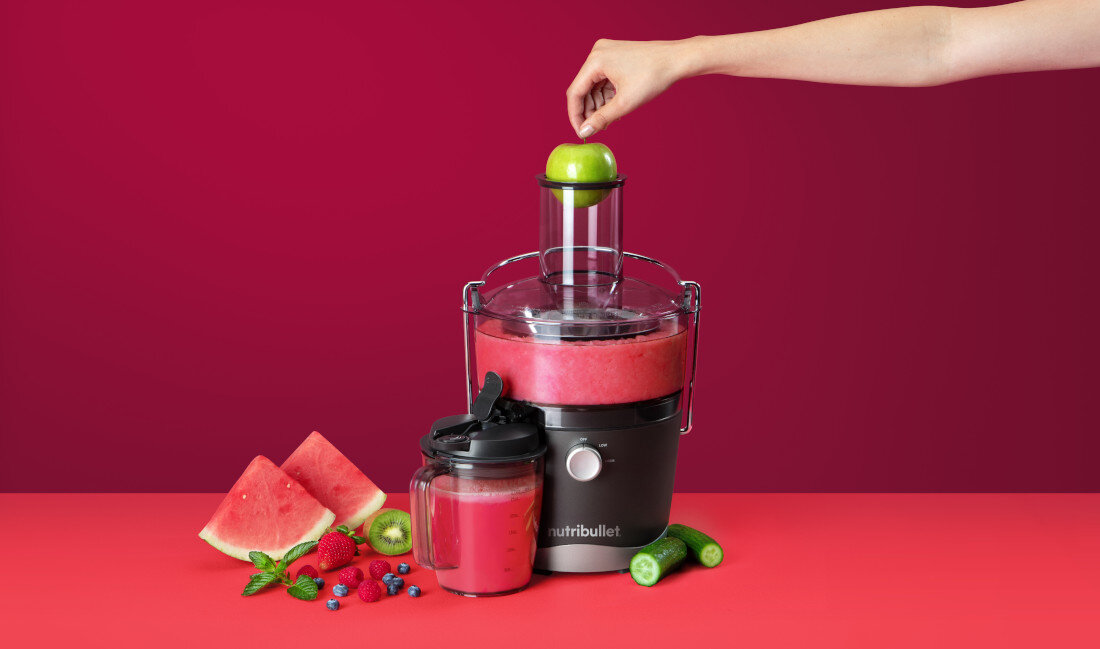 Sokowirówka NUTRIBULLET NBJ100G Wylewka bez kapania lejek zapobieganie