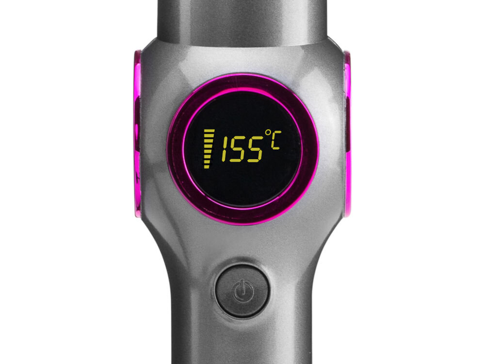 Prostownico-lokówka KESSNER K-148 pełna kontrola cyfrowy wyświetlacz precyzyjna regulacja temperatury od 140 do 230 stopni co 10 stopni dostosowanie ustawień ruchoma płytka równomierny nacisk na włosy równomierne rozprowadzanie ciepła idealne wygładzenie