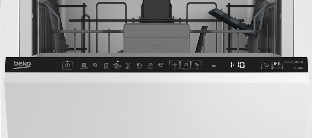 ZMYWARKA BEKO DIS48020 panel sterowania programy funkcje wybór wyświetlacz LED przyciski interfejs