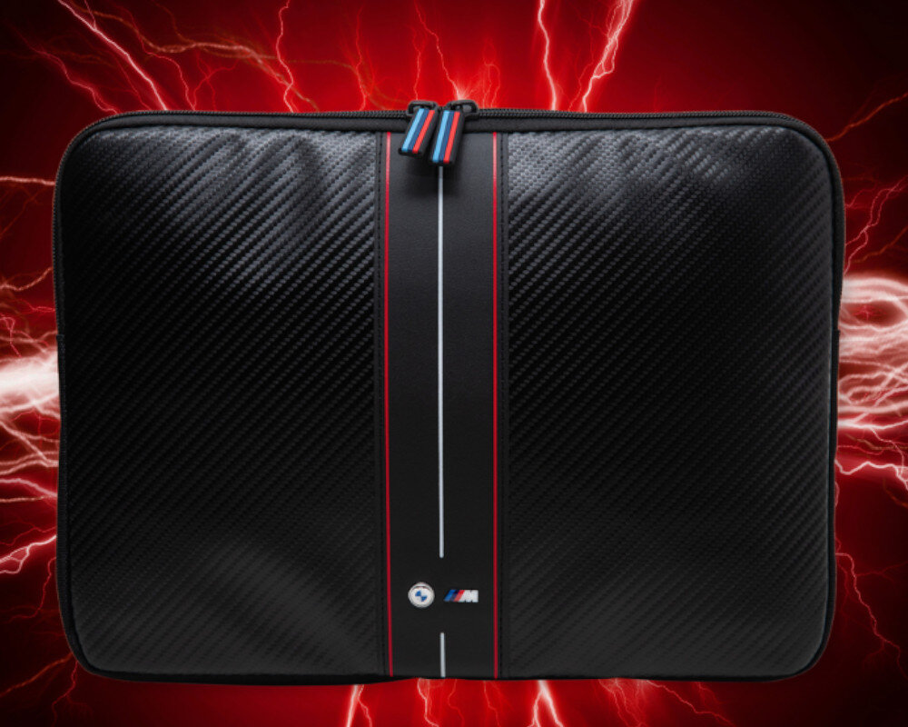 Etui na laptopa BMW Carbon laptop warunki atmosferyczne pasy