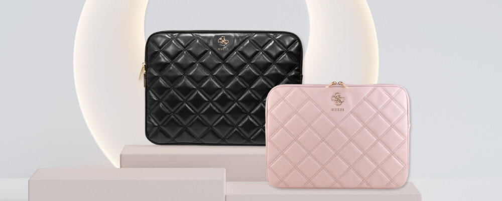 Etui na laptopa GUESS Quilted 4G design laptop ochrona