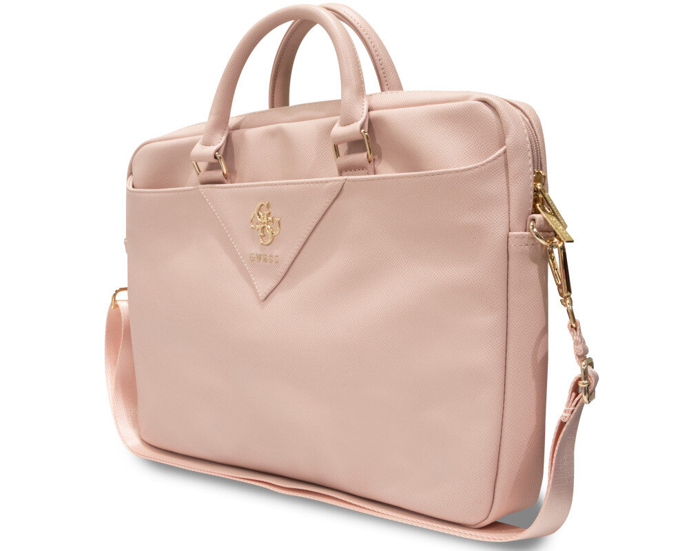 Torba na laptopa GUESS Triangle 4G elegancja styl ochrona laptop zamek podroze