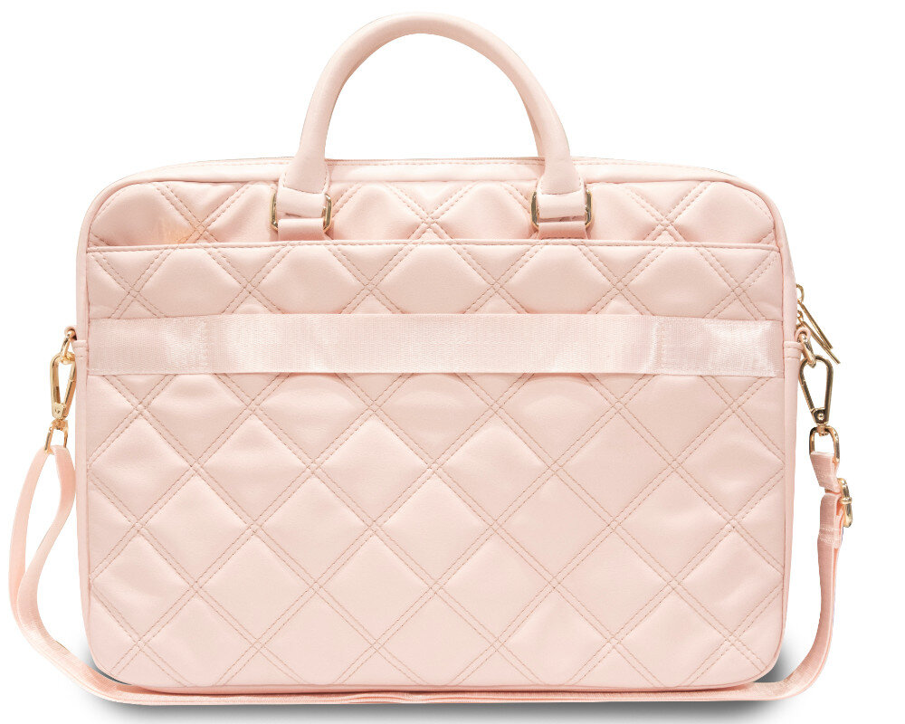 Torba na laptopa GUESS Quilted 4G torba design laptop ochrona praktycznosc styl