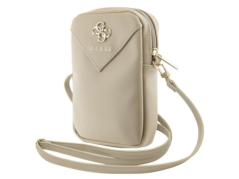 Torebka Guess Guess ZIP Leather Triangle elegancja skóra ekologiczna estetyka