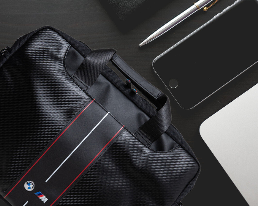 Torba na laptopa BMW Carbon design wyglad