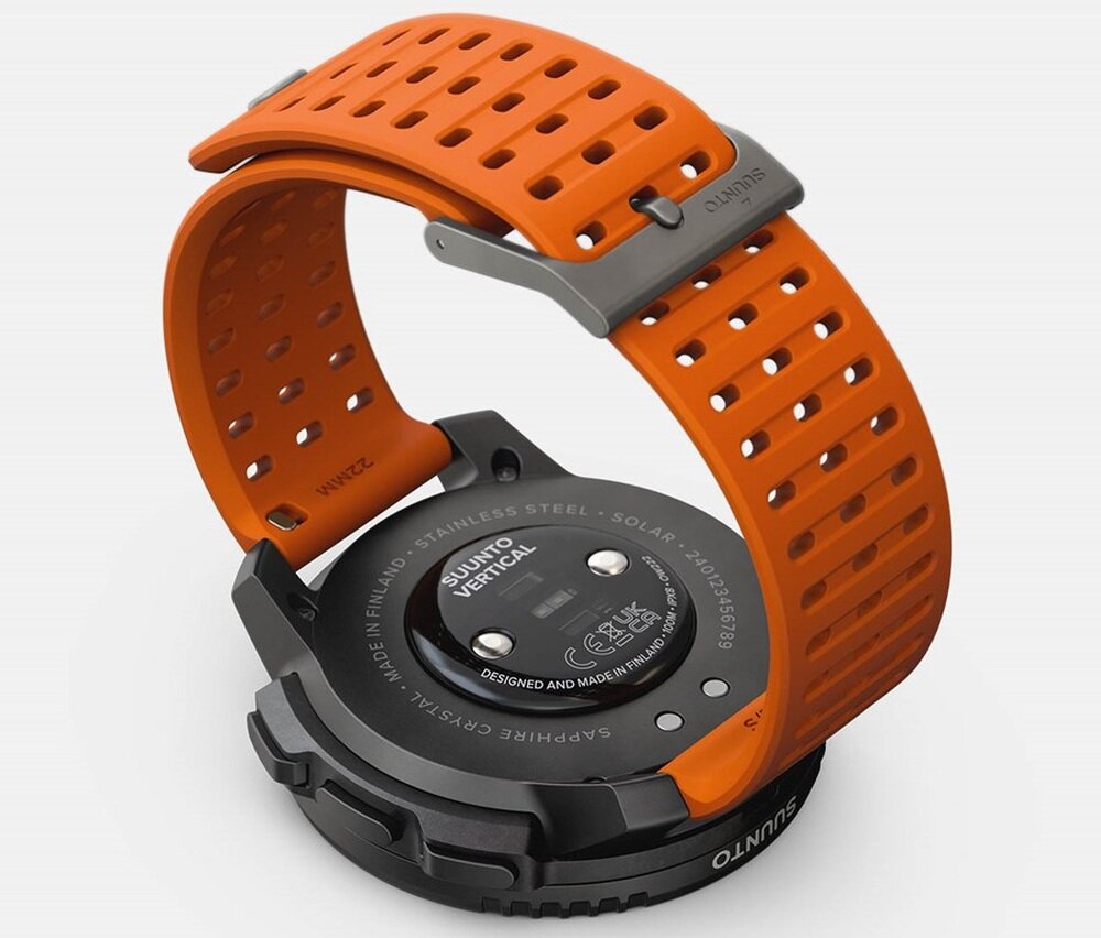 Smartwatch SUUNTO Vertical Solar wytrzymałość niezależność czas pracy żywotność baterii panele słoneczne