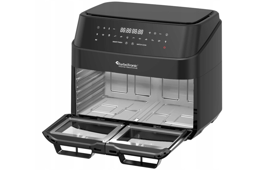 Piekarnik TURBOTRONIC TT-DAF7W Czarny metalowe wnętrze rezultaty