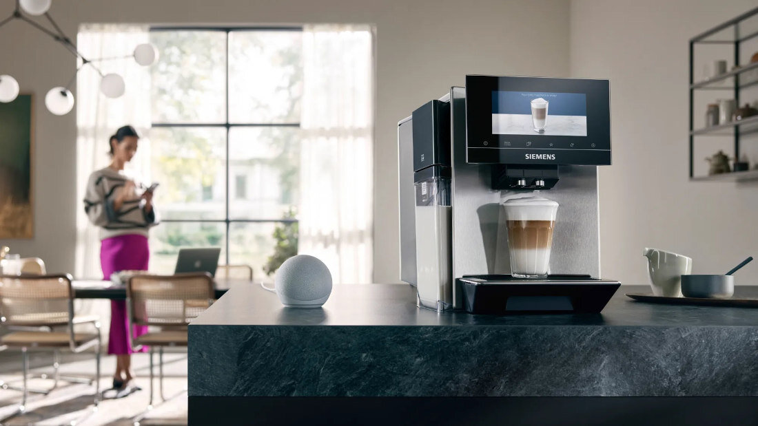 Ekspres SIEMENS TQ905RZ5 EQ900 Plus Srebrny (Cold Brew) styl funkcjonalność