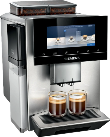 SIEMENS TQ907RZ3 EQ900 Plus Stal szlachetna na przezroczystym tle