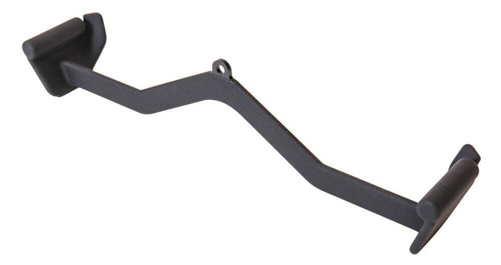 Ergonomiczny uchwyt do wyciągu Gorilla Sports z antypoślizgową powłoką