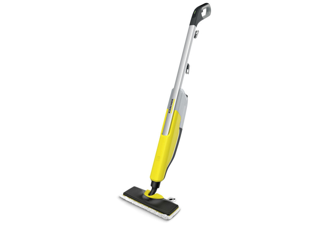 Mop parowy KARCHER KST 2 Upright EasyFix EU 1.513-340.0 Swoboda ruchów lekka konstrukcja waga długość przewodu mobilność Obrotowe mocowanie dokładne czyszczenie Certyfikowane testy