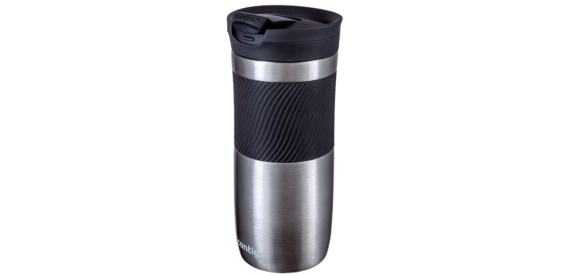 Kubek termiczny CONTIGO Byron 470 ml Stalowy kolor kolorystyka matowe wykończenie wygląd design ergonomiczny kształt wygoda komfort użytkowanie