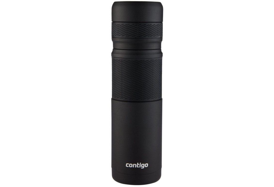 Termos CONTIGO Thermal 750 ml Czarny Bez BPA zdrowie bezpieczeństwo wysoka jakość przechowywanie napoje malowanie proszkowe czarny kolor ochrona stylowy wygląd
