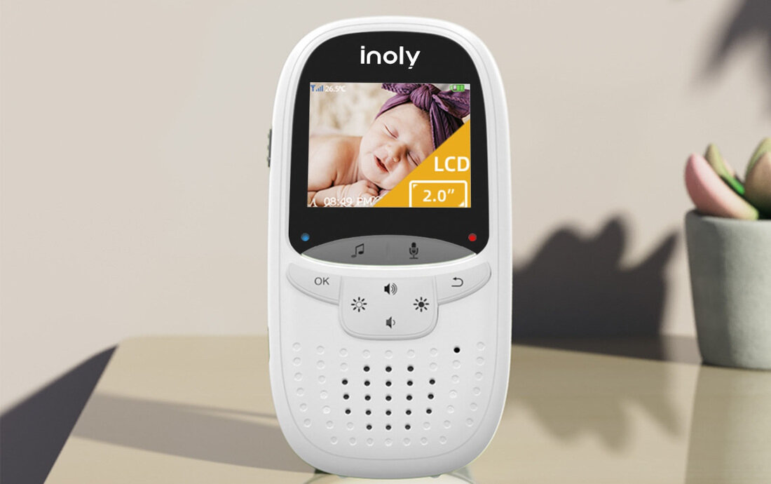 Niania elektroniczna INOLY Emily barwny monitor LCD ukojenie ciekawość