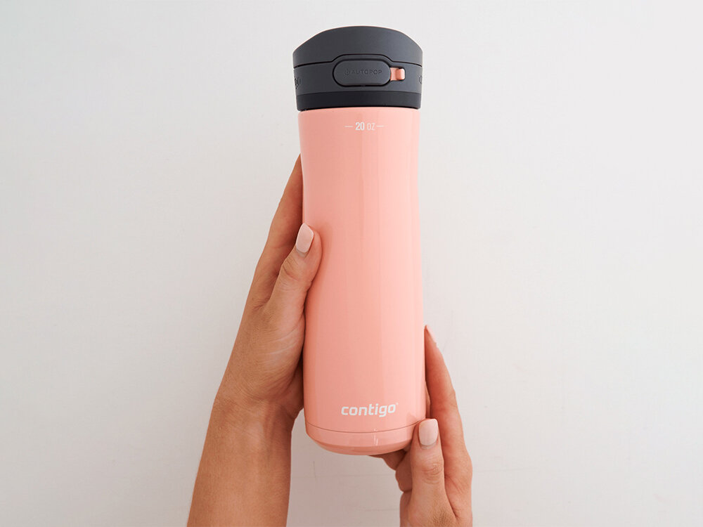 Butelka termiczna CONTIGO Jackson Chill 2.0 590 ml Różowy wygoda higiena prosty design łatwa w obsłudze nakrętka szybkie wygodne czyszczenie bezpieczne mycie w zmywarce funkcjonalna butelka