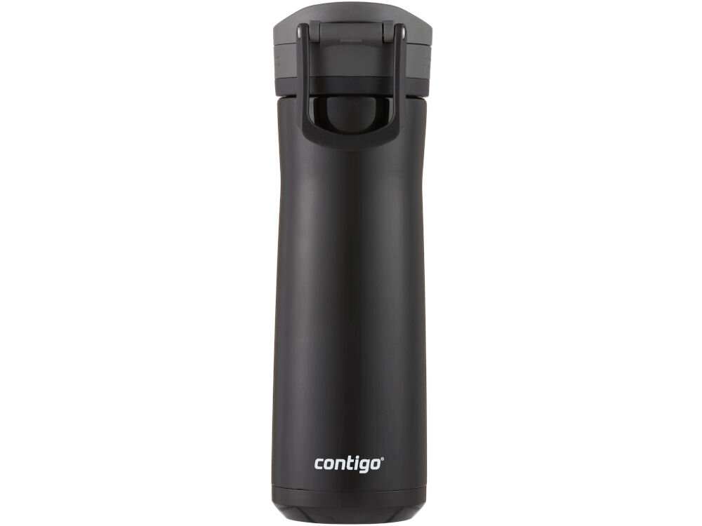 Butelka termiczna CONTIGO Jackson Chill 2.0 590 ml Czarny wytrzymała stal nierdzewna 18/8 odpornośc na korozję solidna trwała nie zawiera BPA i szkodliwych substancji bezpieczeństwo funkcja ochrony przed przeciekaniem blokada przycisku AutoPop wygoda bezpieczeństwo