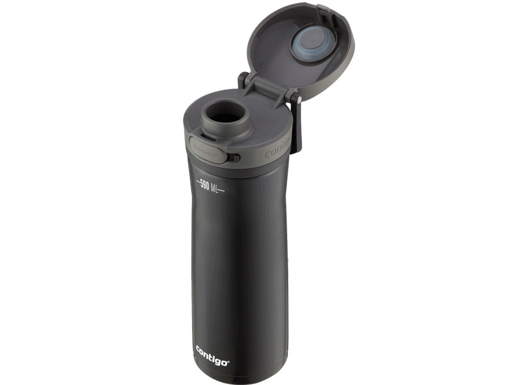 Butelka termiczna CONTIGO Jackson Chill 2.0 590 ml Czarny wygoda higiena prosty design łatwa w obsłudze nakrętka szybkie wygodne czyszczenie bezpieczne mycie w zmywarce funkcjonalna butelka