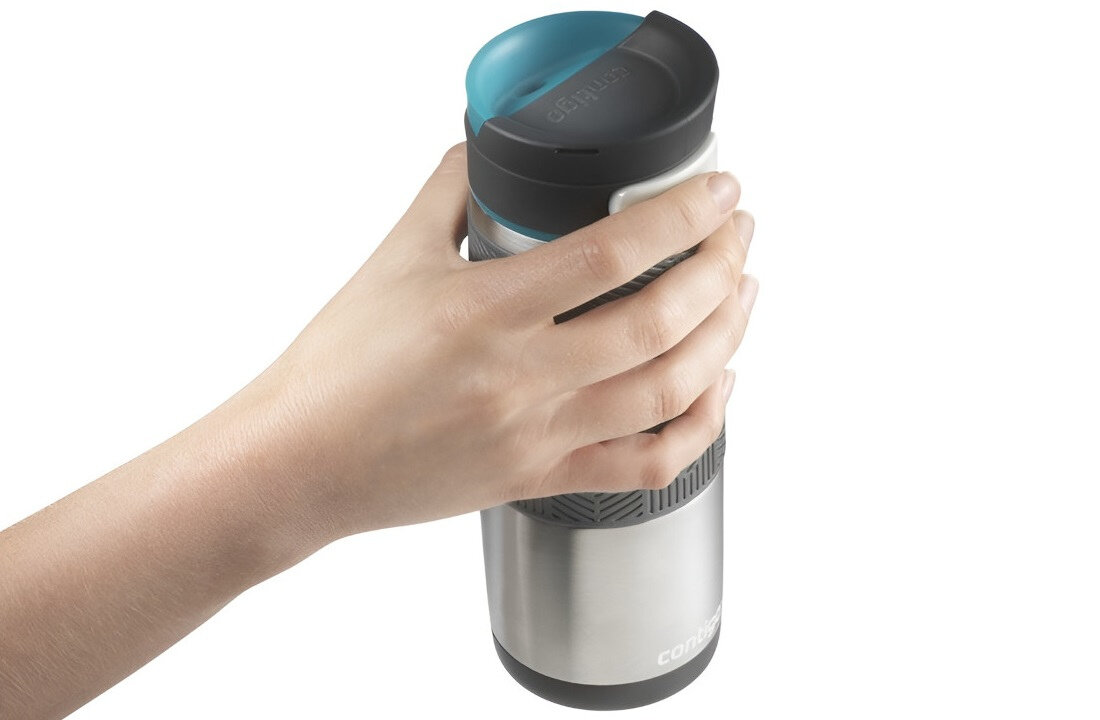 Kubek termiczny CONTIGO Transit 470 ml Srebrny