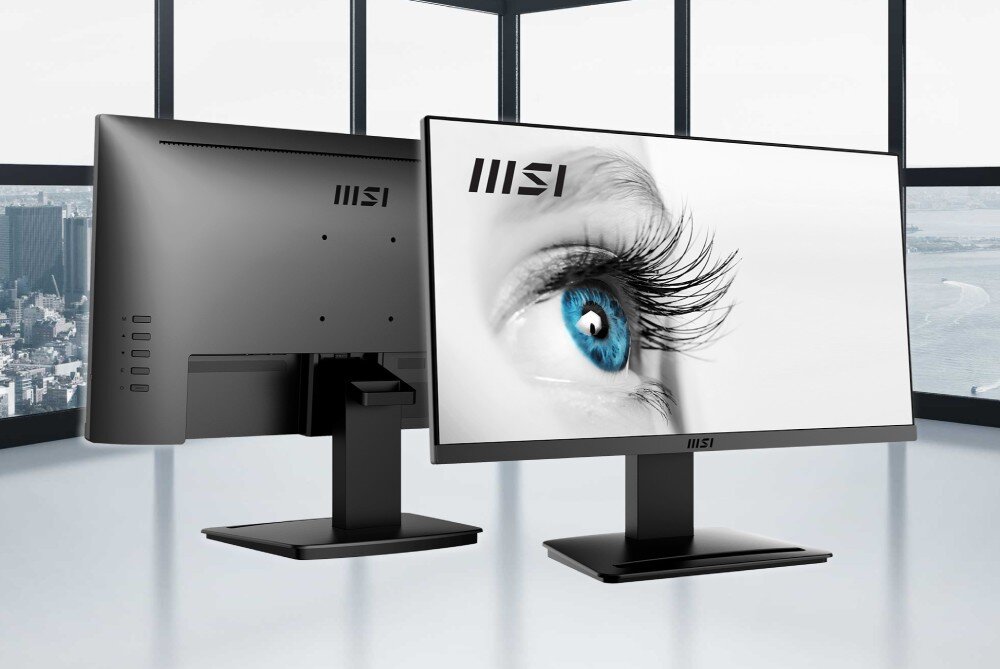 Monitor MSI Pro MP223 21.45 1920x1080px 100Hz 1 ms [MPRT] wygląd obudowa zastosowanie
