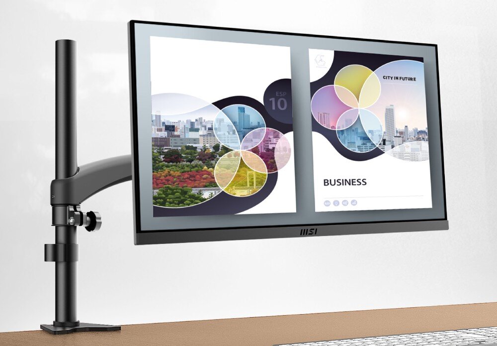 Monitor MSI Pro MP223 21.45 1920x1080px 100Hz 1 ms [MPRT] konstrukcja montaż regulacja nachylenie VESA