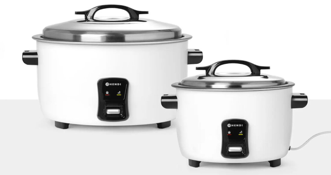Ryżowar HENDI Kitchen Line 240441 Wygodne użytkowanie gotowanie ryż kasza warzywa jajka owoce morza tryb utrzymywania ciepła