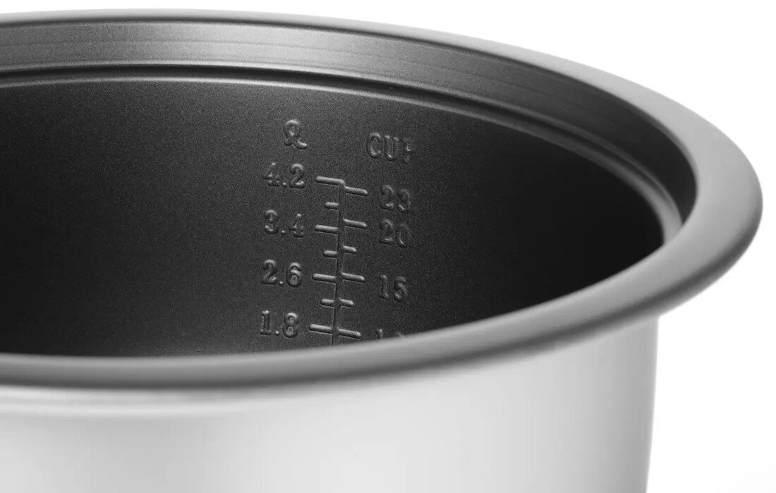 Ryżowar HENDI Kitchen Line 240441 duża pojemność 23 miarki suchego ryżu 46 porcji