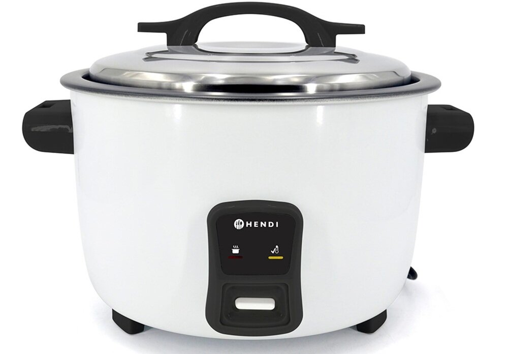 Ryżowar HENDI Kitchen Line 240441 dwa intuicyjne tryby, gotowanie, podtrzymanie ciepła, automatyczne przełączanie trybów, zawsze ciepłe posiłki