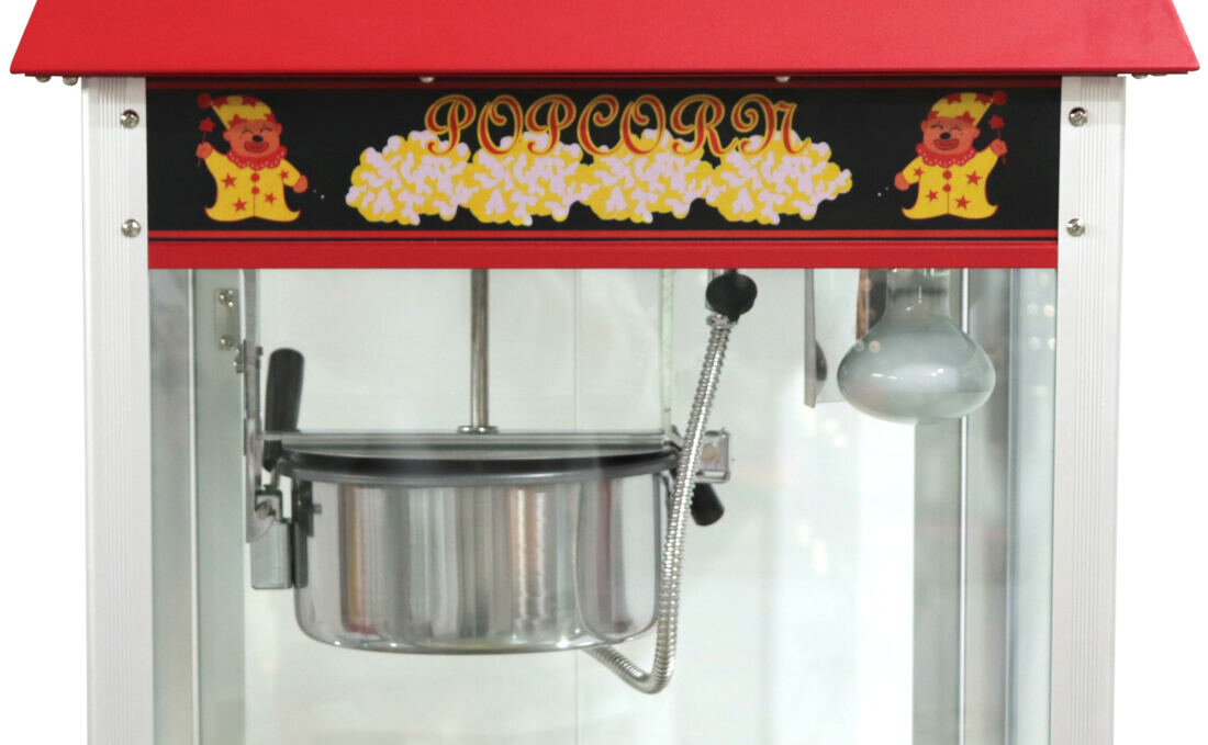 Maszyna do popcornu HENDI 230V 1500W 282748 Szybkie przygotowanie czas ziarna kukurydza popcorn