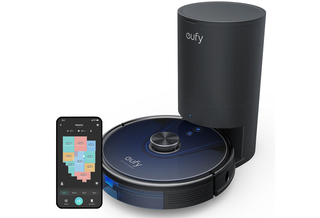 Robot sprzątający EUFY Robovac L35 Hybrid+ T2182G11 Wygoda Użytkowania aplikacja obsługa Amazon Alexa Asystenta Google sterowanie za pomocą głosu komfort użytkowania
