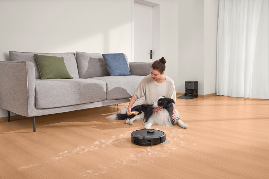 Robot sprzątający EUFY Robovac L60 Hybrid T2278G11 Skuteczne czyszczenie silne ssania włosy okruchy kurz powierzchnia sprzątanie