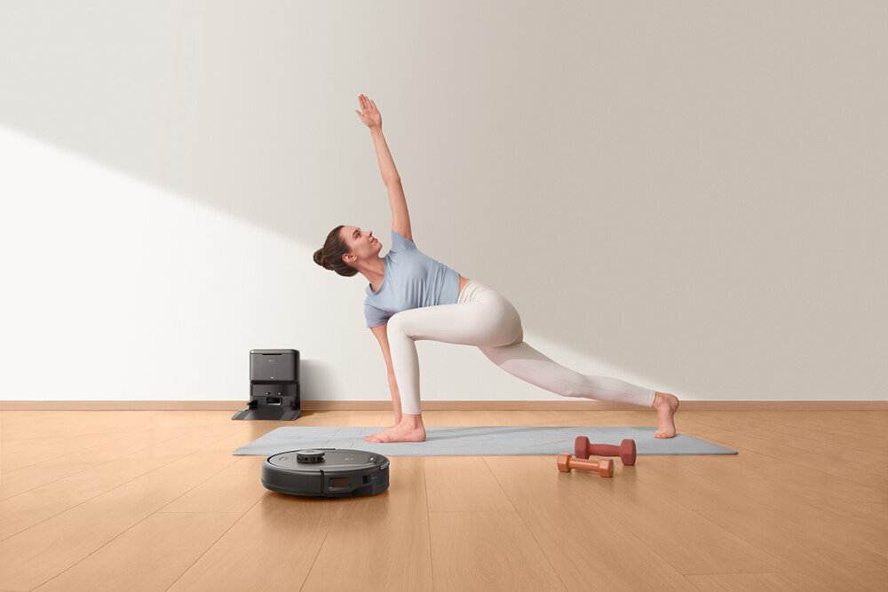 Robot sprzątający EUFY Robovac L60 Hybrid T2278G11 Nawigacja laserowa iPath mapowanie technologia LiDAR