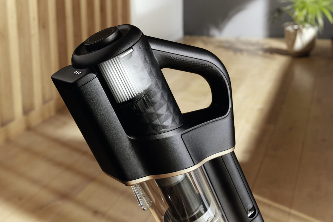 Odkurzacz MIELE Duoflex HX1 Carcare Zatrzymywanie kurzu skuteczność dwustopniowy system filtrowania