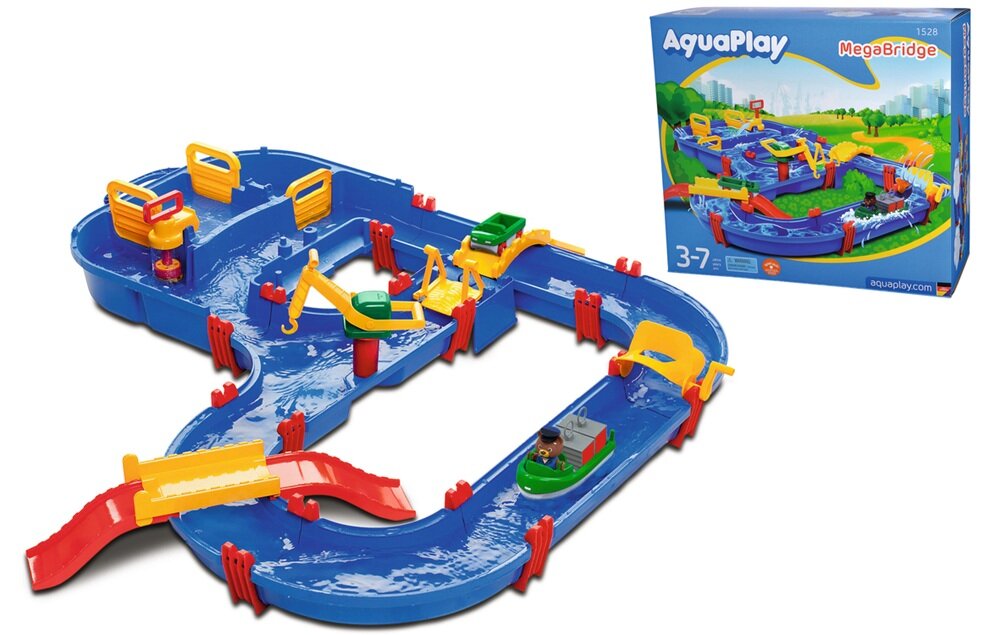 Tor wodny BIG AquaPlay MegaBridge 8700001528 49 elementów, zabawa, figurka