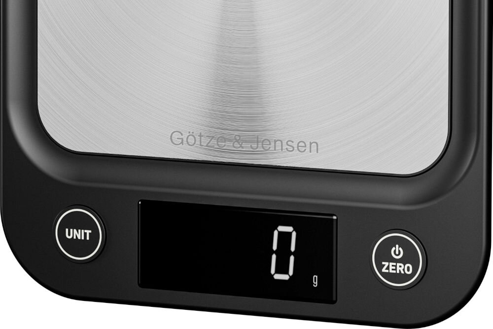 Waga kuchenna GÖTZE&JENSEN KS502 dokładność 1 gram minimalne obciązenie 2 gramy maksymalne 5 kg