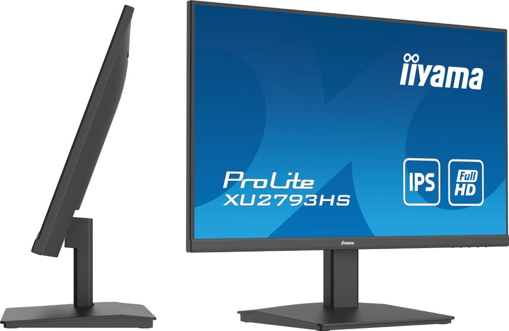 Monitor IIYAMA ProLite XU2793HS-B6 27 1920x1080px IPS 100Hz 1 ms [MPRT] konstrukcja mocowanie VESA regulacja nachylenia