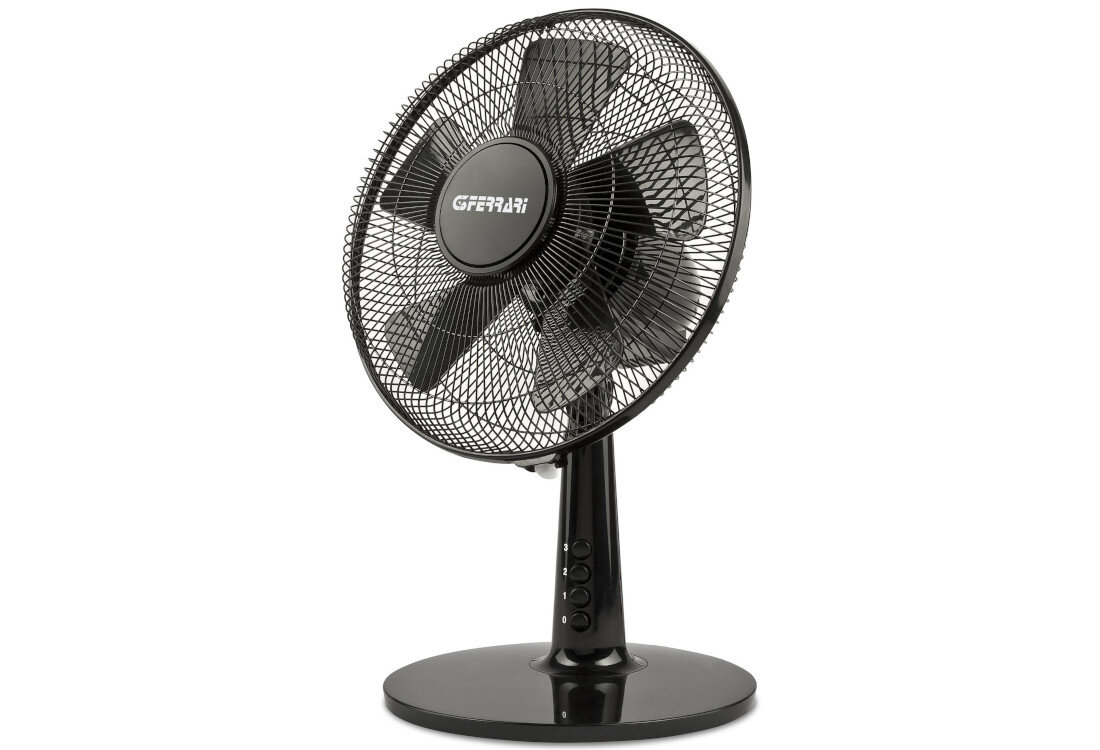 Wentylator G3FERRARI Total black 30 G50047 Efektywny przepływ powietrza 3 prędkości pracy dostosowanie precyzja tryb cichy wydajność czas pomieszczenie Funkcja oscylacji optymalne chłodzenie 5 łopatek przepływ powietrza