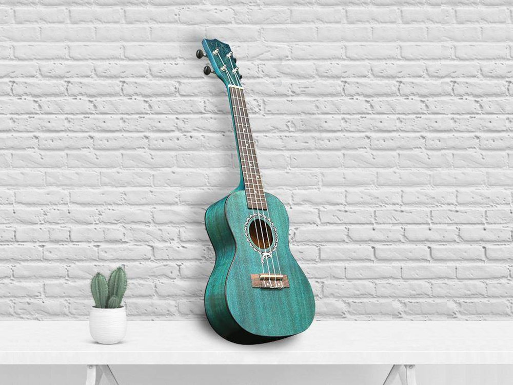Ukulele PUKA PK-DPS dla osób rozpoczynających naukę gry pokrowiec kodury 5 mm