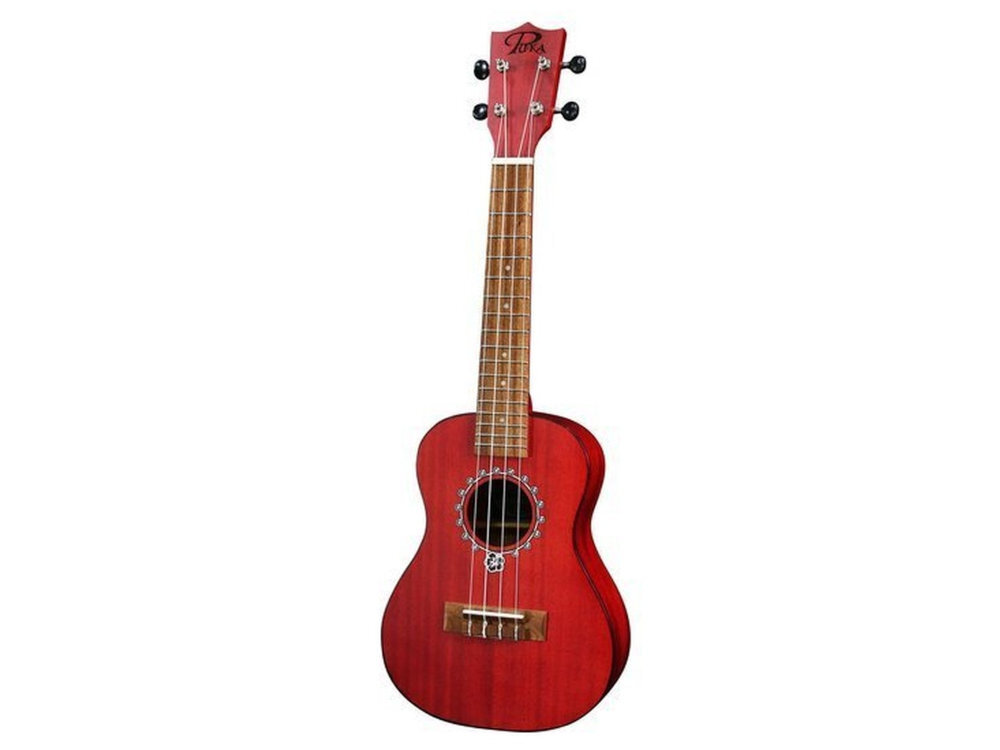 Ukulele PUKA PK-HBC Rosette Design rozetę hibiskusa naturalne wykończenie