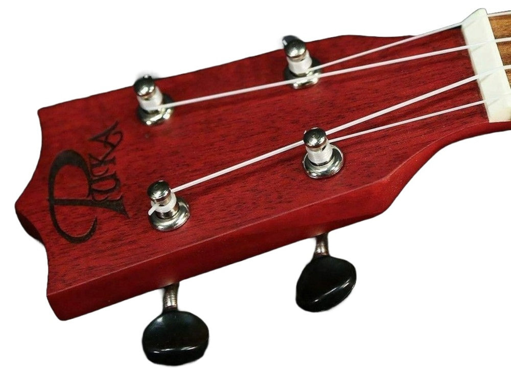 Ukulele PUKA PK-HBC struny drewno napięcia nastroić regularnie dostrajać instrument