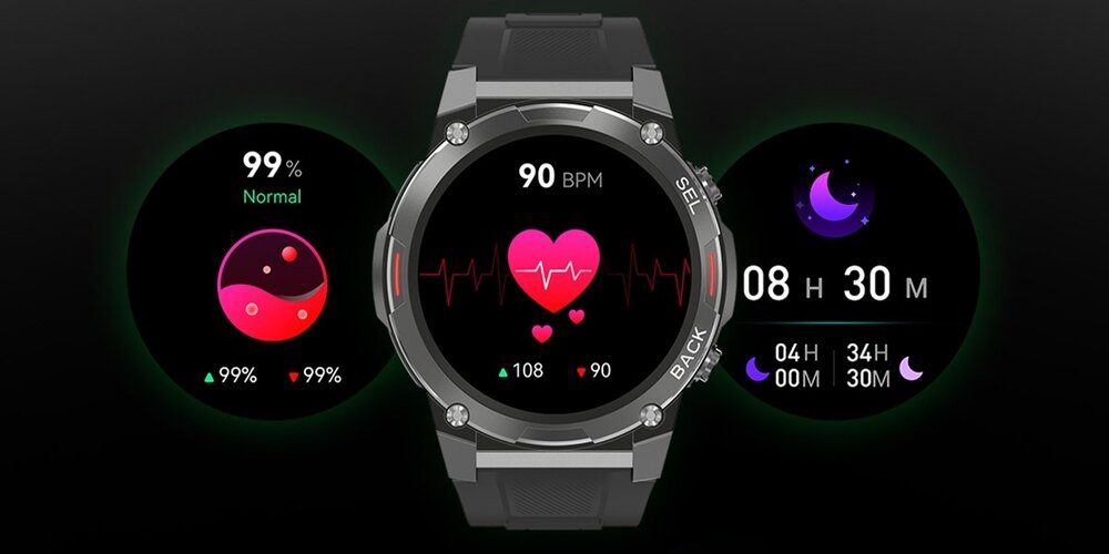 Smartwatch OUKITEL BT50 bateria