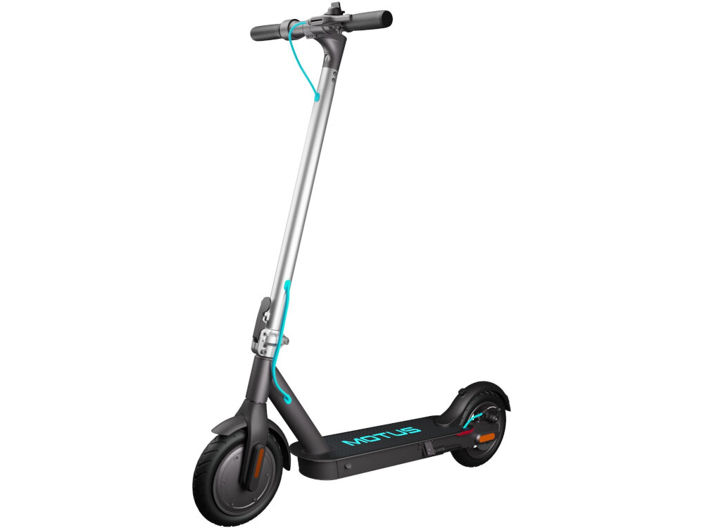 Hulajnoga elektryczna MOTUS Scooty 8.5 Lite Szary przyjazna dla srodowiska alternatywa do poruszania sie po miescie wysoka jakosc podzespolow szybka plynna bezpieczna jazda