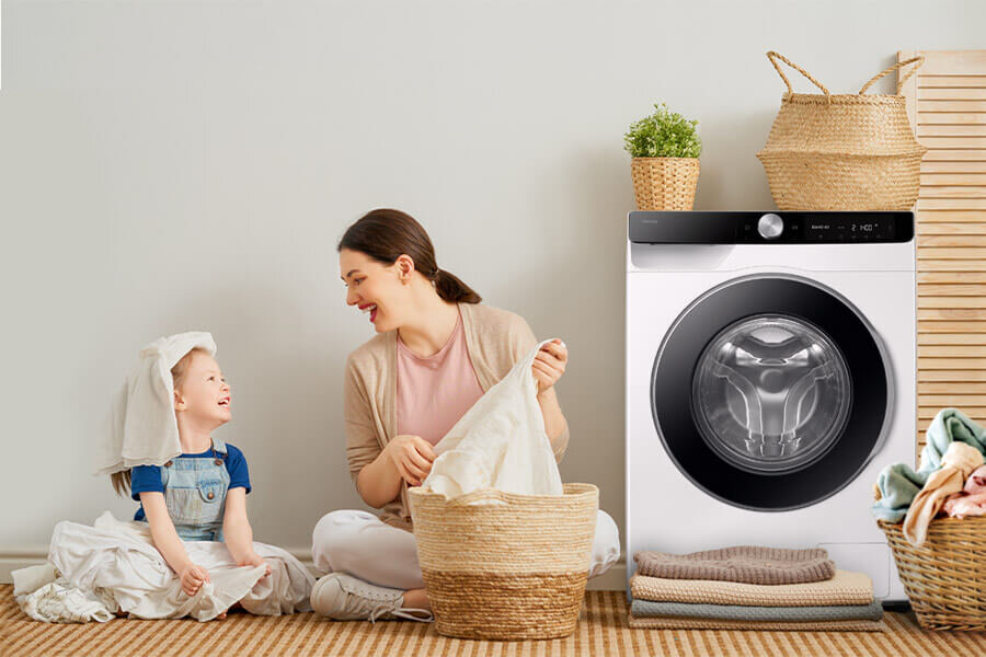 Pralka Samsung WW11DG6B85LKU4 - zdjęcie - duża pojemność