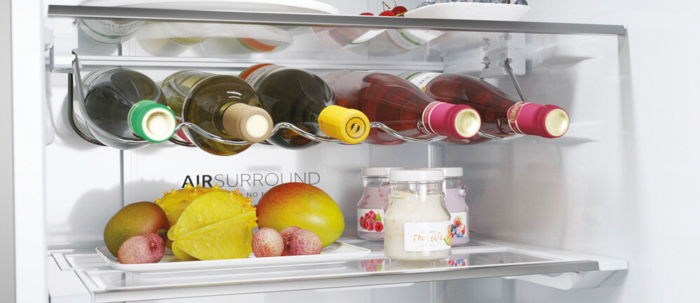LODÓWKA HAIER HDPW5620DNPD 2D wino półka przechowywanie bezpieczne wygodne butelki