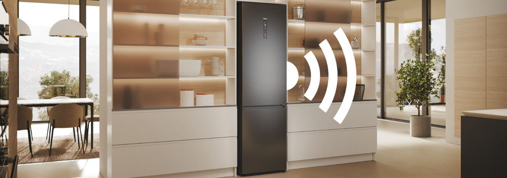 LODÓWKA HAIER HDPW5620DNPD 2D Aplikacja hOn zdalne sterowanie zarządzanie smartfon inteligencja Technologie